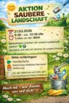 Flyer zur Aktion saubere Landschaft am 21.03.2026 in Heinsen