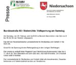 Mitteilung der Niedersächsischen Landesbehörde für Straßenbau und Verkehr