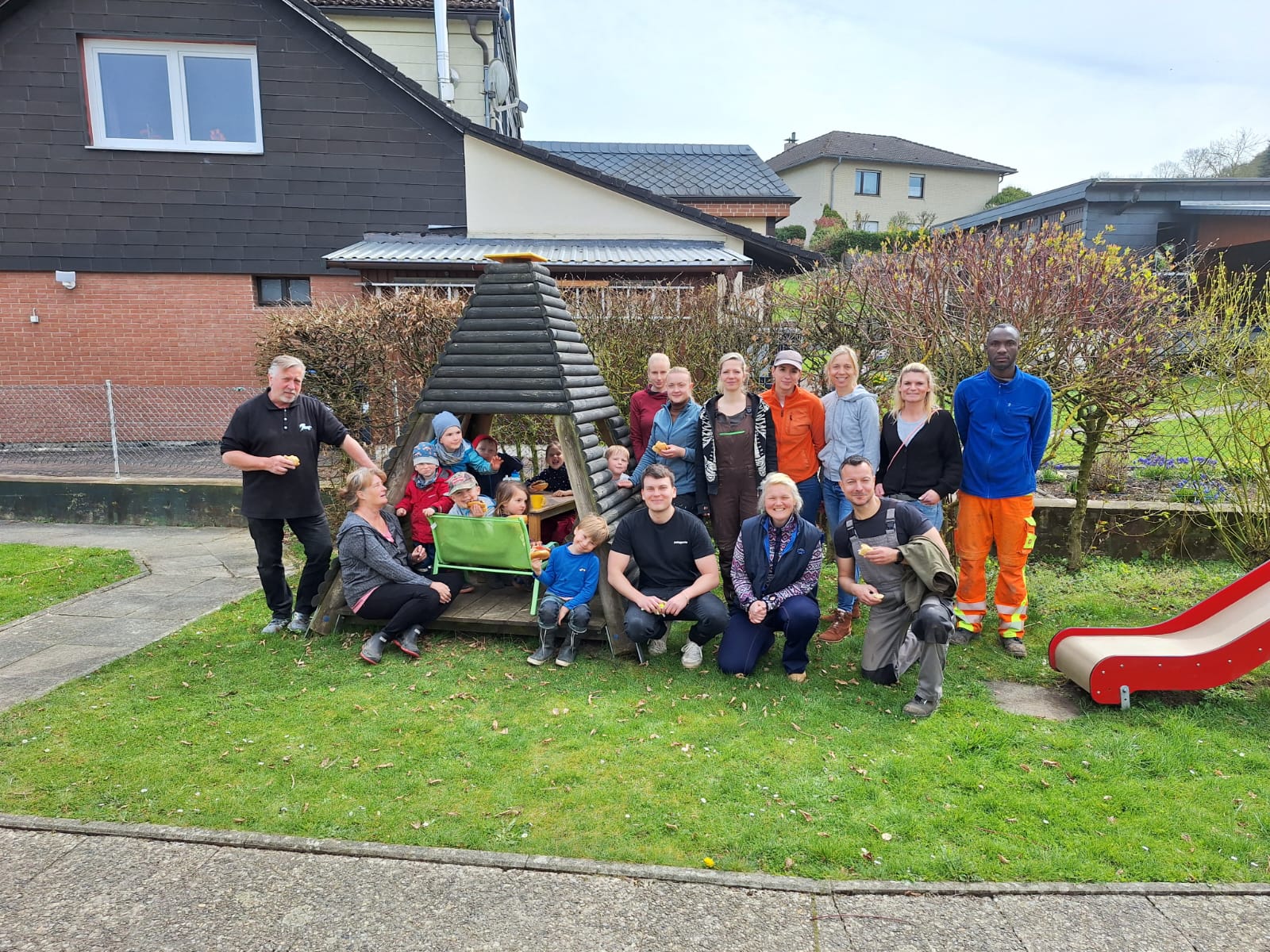Gruppenfoto von der Elternaktion am 11.04.2026