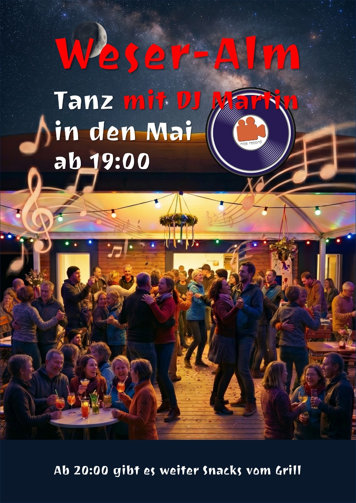 Weseralm, Tanz in den Mai, Heinsen