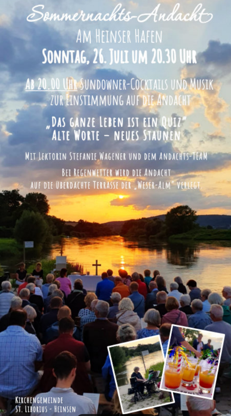 Andacht,Heinsen,Weser