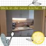Bild von der neuen Küchenzeile im Kindergarten